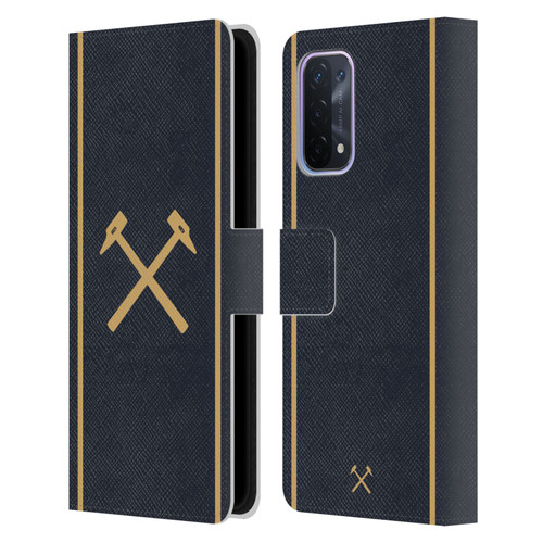 West Ham United FC 2025/26 Crest Kit Third Leather Book Wallet Case Cover For OPPO A54 5G West Ham United FC 2025/26 Crest Kit Third Leather Book Wallet Case Cover For OPPO A54 5G