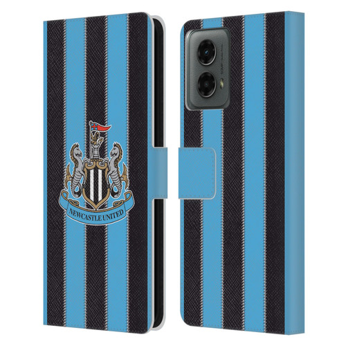Newcastle United Football Club 2025/26 Crest Kit Home Leather Book Wallet Case Cover For Motorola Moto G (2024)