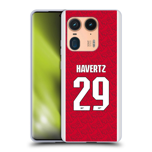 Arsenal FC 2025/26 Players Home Kit Kai Havertz Soft Gel Case for Motorola Edge 50 Ultra/X50 Ultra
