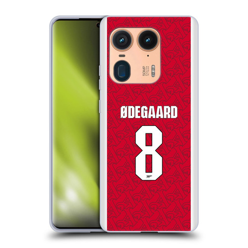 Arsenal FC 2025/26 Players Home Kit Martin Ødegaard Soft Gel Case for Motorola Edge 50 Ultra/X50 Ultra