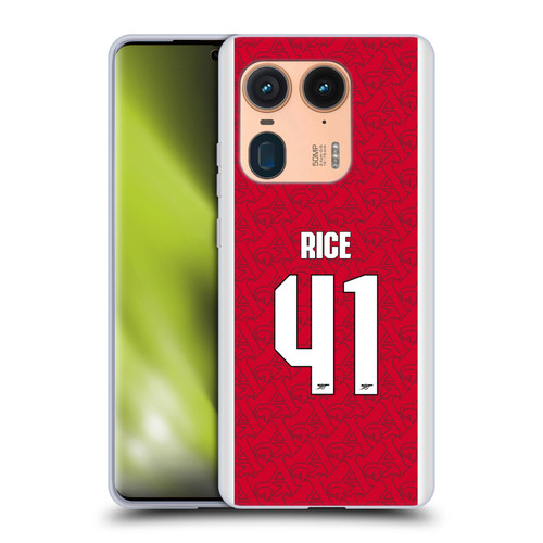 Arsenal FC 2025/26 Players Home Kit Declan Rice Soft Gel Case for Motorola Edge 50 Ultra/X50 Ultra
