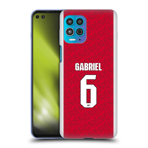 Arsenal FC 2025/26 Players Home Kit Gabriel Magalhães Soft Gel Case for Motorola Moto G100 Arsenal FC 2025/26 Players Home Kit Gabriel Magalhães Soft Gel Case for Motorola Moto G100