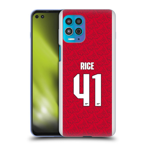 Arsenal FC 2025/26 Players Home Kit Declan Rice Soft Gel Case for Motorola Moto G100