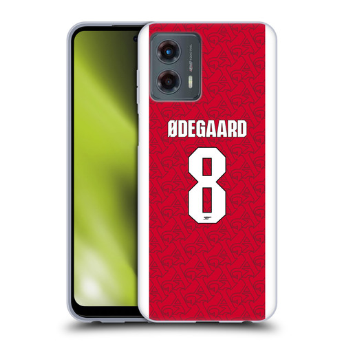 Arsenal FC 2025/26 Players Home Kit Martin Ødegaard Soft Gel Case for Motorola Moto G (2023)