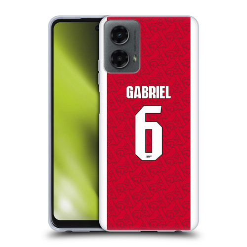 Arsenal FC 2025/26 Players Home Kit Gabriel Magalhães Soft Gel Case for Motorola Moto G (2024) Arsenal FC 2025/26 Players Home Kit Gabriel Magalhães Soft Gel Case for Motorola Moto G (2024)