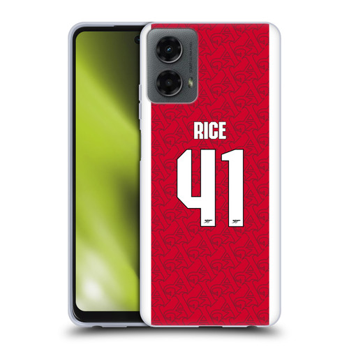 Arsenal FC 2025/26 Players Home Kit Declan Rice Soft Gel Case for Motorola Moto G (2024)