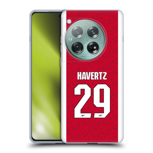 Arsenal FC 2025/26 Players Home Kit Kai Havertz Soft Gel Case for OnePlus 12