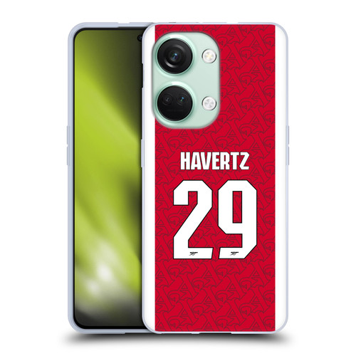 Arsenal FC 2025/26 Players Home Kit Kai Havertz Soft Gel Case for OnePlus Nord 3 5G