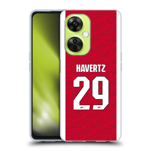 Arsenal FC 2025/26 Players Home Kit Kai Havertz Soft Gel Case for OnePlus Nord CE 3 Lite 5G