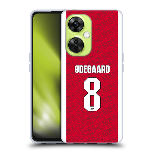 Arsenal FC 2025/26 Players Home Kit Martin Ødegaard Soft Gel Case for OnePlus Nord CE 3 Lite 5G