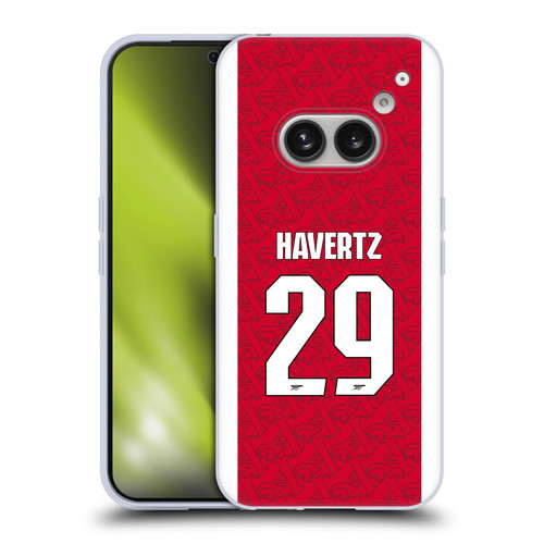Arsenal FC 2025/26 Players Home Kit Kai Havertz Soft Gel Case for Nothing Phone (2a) Arsenal FC 2025/26 Players Home Kit Kai Havertz Soft Gel Case for Nothing Phone (2a)