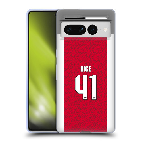 Arsenal FC 2025/26 Players Home Kit Declan Rice Soft Gel Case for Google Pixel 7 Pro Arsenal FC 2025/26 Players Home Kit Declan Rice Soft Gel Case for Google Pixel 7 Pro