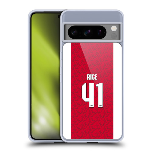 Arsenal FC 2025/26 Players Home Kit Declan Rice Soft Gel Case for Google Pixel 8 Pro Arsenal FC 2025/26 Players Home Kit Declan Rice Soft Gel Case for Google Pixel 8 Pro