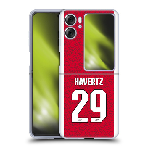 Arsenal FC 2025/26 Players Home Kit Kai Havertz Soft Gel Case for OPPO Find N2 Flip