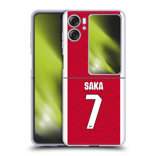Arsenal FC 2025/26 Players Home Kit Bukayo Saka Soft Gel Case for OPPO Find N2 Flip Arsenal FC 2025/26 Players Home Kit Bukayo Saka Soft Gel Case for OPPO Find N2 Flip