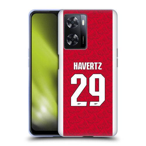 Arsenal FC 2025/26 Players Home Kit Kai Havertz Soft Gel Case for OPPO A57s