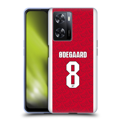 Arsenal FC 2025/26 Players Home Kit Martin Ødegaard Soft Gel Case for OPPO A57s Arsenal FC 2025/26 Players Home Kit Martin Ødegaard Soft Gel Case for OPPO A57s