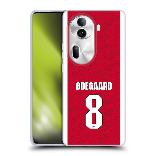 Arsenal FC 2025/26 Players Home Kit Martin Ødegaard Soft Gel Case for OPPO Reno11 Pro Arsenal FC 2025/26 Players Home Kit Martin Ødegaard Soft Gel Case for OPPO Reno11 Pro