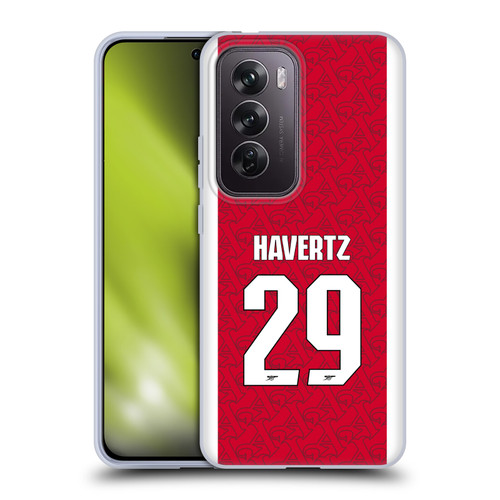 Arsenal FC 2025/26 Players Home Kit Kai Havertz Soft Gel Case for OPPO Reno12 Pro 5G