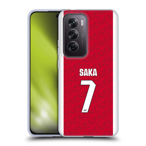 Arsenal FC 2025/26 Players Home Kit Bukayo Saka Soft Gel Case for OPPO Reno12 Pro 5G