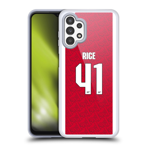Arsenal FC 2025/26 Players Home Kit Declan Rice Soft Gel Case for Samsung Galaxy A13 (2022)