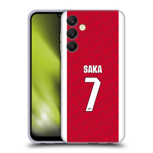 Arsenal FC 2025/26 Players Home Kit Bukayo Saka Soft Gel Case for Samsung Galaxy A25 5G Arsenal FC 2025/26 Players Home Kit Bukayo Saka Soft Gel Case for Samsung Galaxy A25 5G