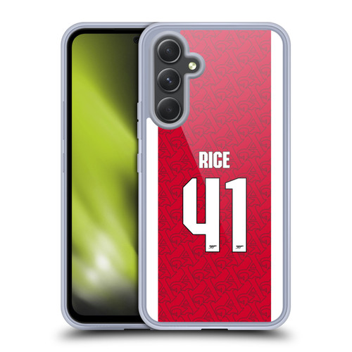 Arsenal FC 2025/26 Players Home Kit Declan Rice Soft Gel Case for Samsung Galaxy A54 5G