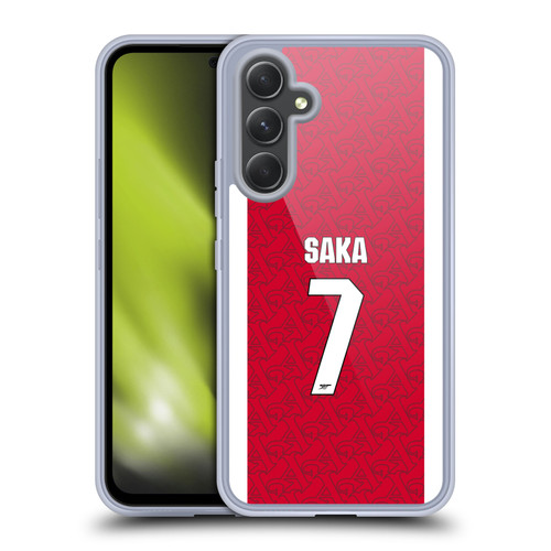 Arsenal FC 2025/26 Players Home Kit Bukayo Saka Soft Gel Case for Samsung Galaxy A54 5G Arsenal FC 2025/26 Players Home Kit Bukayo Saka Soft Gel Case for Samsung Galaxy A54 5G