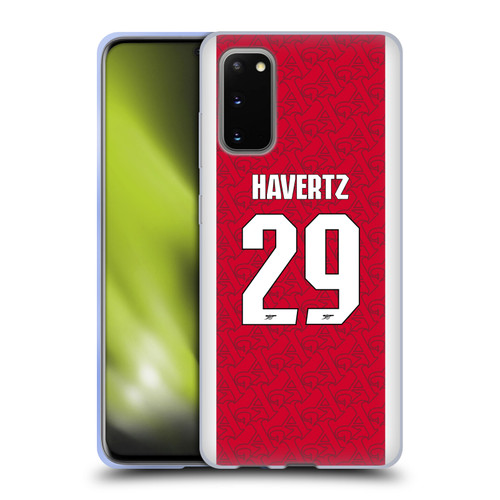 Arsenal FC 2025/26 Players Home Kit Kai Havertz Soft Gel Case for Samsung Galaxy S20 / S20 5G Arsenal FC 2025/26 Players Home Kit Kai Havertz Soft Gel Case for Samsung Galaxy S20 / S20 5G