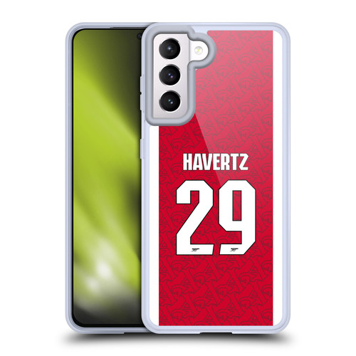 Arsenal FC 2025/26 Players Home Kit Kai Havertz Soft Gel Case for Samsung Galaxy S21 5G Arsenal FC 2025/26 Players Home Kit Kai Havertz Soft Gel Case for Samsung Galaxy S21 5G