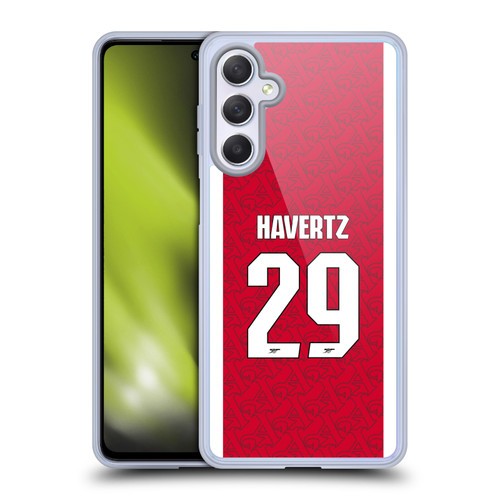 Arsenal FC 2025/26 Players Home Kit Kai Havertz Soft Gel Case for Samsung Galaxy M54 5G