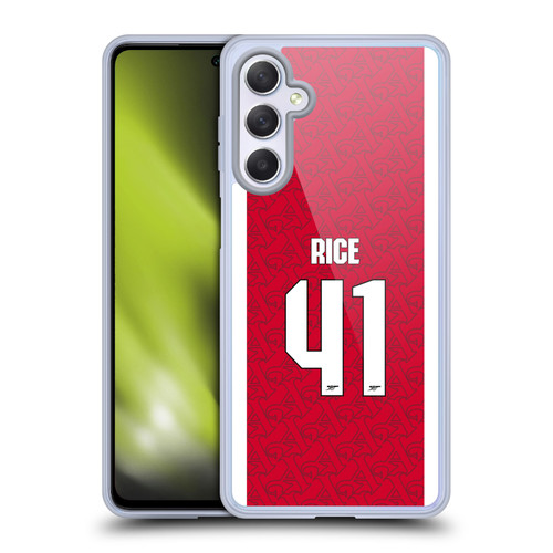 Arsenal FC 2025/26 Players Home Kit Declan Rice Soft Gel Case for Samsung Galaxy M54 5G