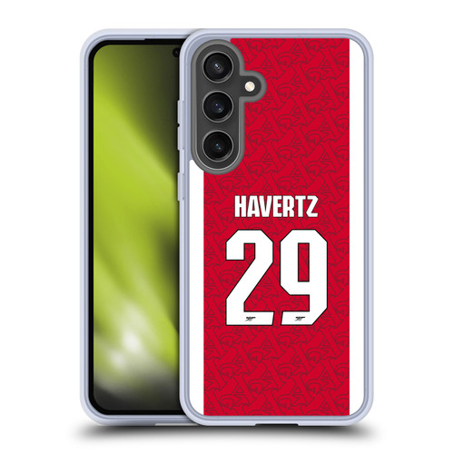 Arsenal FC 2025/26 Players Home Kit Kai Havertz Soft Gel Case for Samsung Galaxy S24 FE