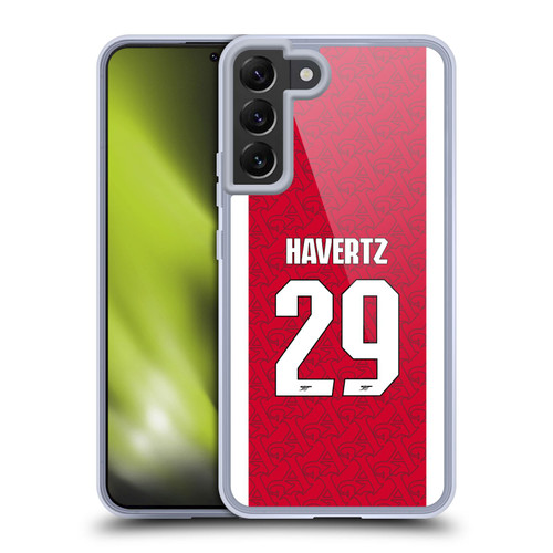Arsenal FC 2025/26 Players Home Kit Kai Havertz Soft Gel Case for Samsung Galaxy S22+ 5G Arsenal FC 2025/26 Players Home Kit Kai Havertz Soft Gel Case for Samsung Galaxy S22+ 5G