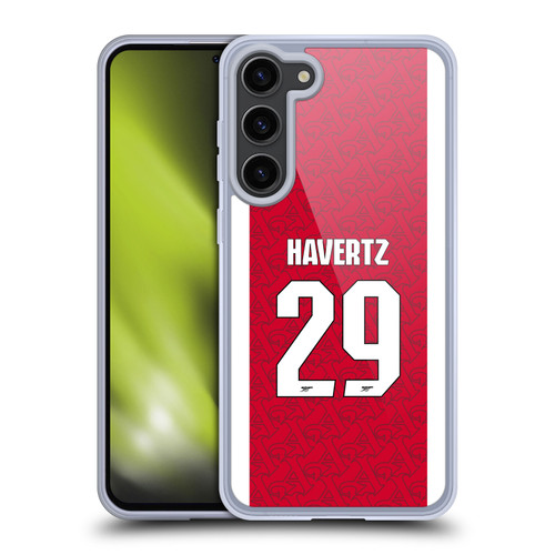 Arsenal FC 2025/26 Players Home Kit Kai Havertz Soft Gel Case for Samsung Galaxy S23+ 5G