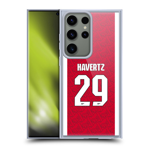 Arsenal FC 2025/26 Players Home Kit Kai Havertz Soft Gel Case for Samsung Galaxy S23 Ultra 5G