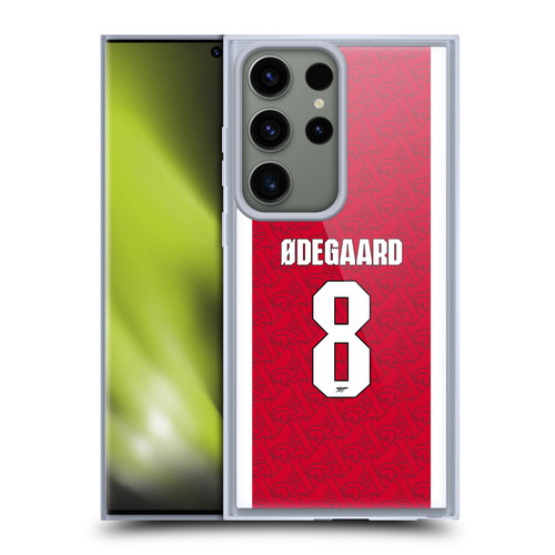 Arsenal FC 2025/26 Players Home Kit Martin Ødegaard Soft Gel Case for Samsung Galaxy S23 Ultra 5G Arsenal FC 2025/26 Players Home Kit Martin Ødegaard Soft Gel Case for Samsung Galaxy S23 Ultra 5G