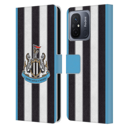 Newcastle United Football Club 2025/26 Crest Kit Home Leather Book Wallet Case Cover For Xiaomi Redmi 12C