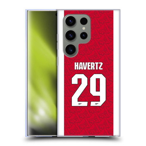 Arsenal FC 2025/26 Players Home Kit Kai Havertz Soft Gel Case for Samsung Galaxy S24 Ultra 5G