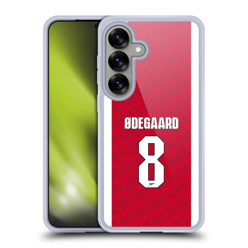 Arsenal FC 2025/26 Players Home Kit Martin Ødegaard Soft Gel Case for Samsung Galaxy S25 & MagSafe