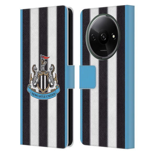 Newcastle United Football Club 2025/26 Crest Kit Home Leather Book Wallet Case Cover For Xiaomi Redmi A3