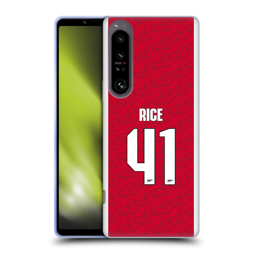 Arsenal FC 2025/26 Players Home Kit Declan Rice Soft Gel Case for Sony Xperia 1 IV Arsenal FC 2025/26 Players Home Kit Declan Rice Soft Gel Case for Sony Xperia 1 IV
