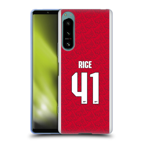 Arsenal FC 2025/26 Players Home Kit Declan Rice Soft Gel Case for Sony Xperia 5 IV Arsenal FC 2025/26 Players Home Kit Declan Rice Soft Gel Case for Sony Xperia 5 IV