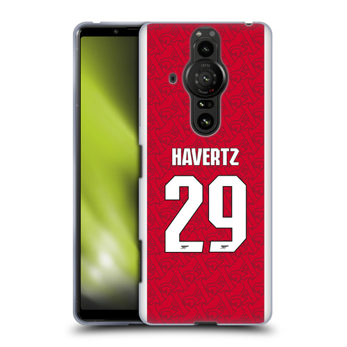 Arsenal FC 2025/26 Players Home Kit Kai Havertz Soft Gel Case for Sony Xperia Pro-I Arsenal FC 2025/26 Players Home Kit Kai Havertz Soft Gel Case for Sony Xperia Pro-I