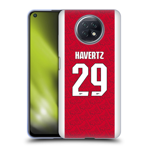 Arsenal FC 2025/26 Players Home Kit Kai Havertz Soft Gel Case for Xiaomi Redmi Note 9T 5G