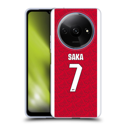 Arsenal FC 2025/26 Players Home Kit Bukayo Saka Soft Gel Case for Xiaomi Redmi A3