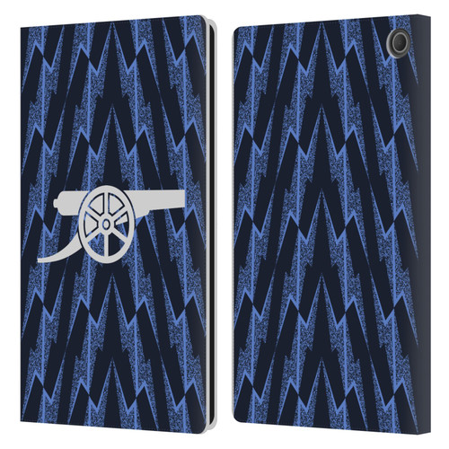 Arsenal FC 2025/26 Kit Away Leather Book Wallet Case Cover For Amazon Fire Max 11 2023