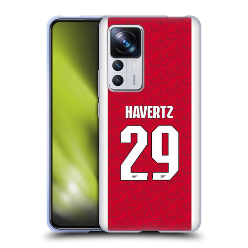Arsenal FC 2025/26 Players Home Kit Kai Havertz Soft Gel Case for Xiaomi 12T Pro