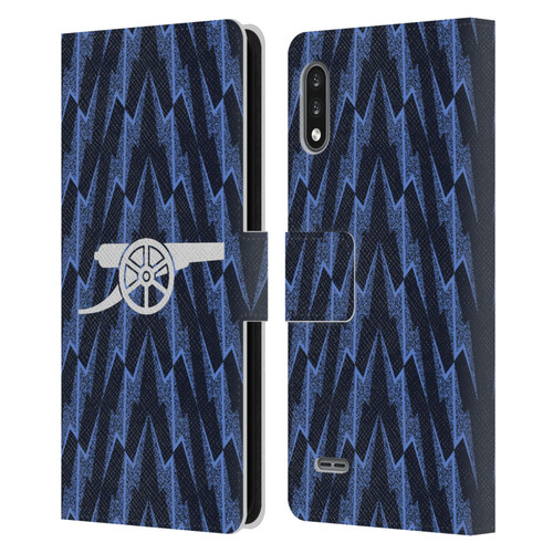 Arsenal FC 2025/26 Kit Away Leather Book Wallet Case Cover For LG K22