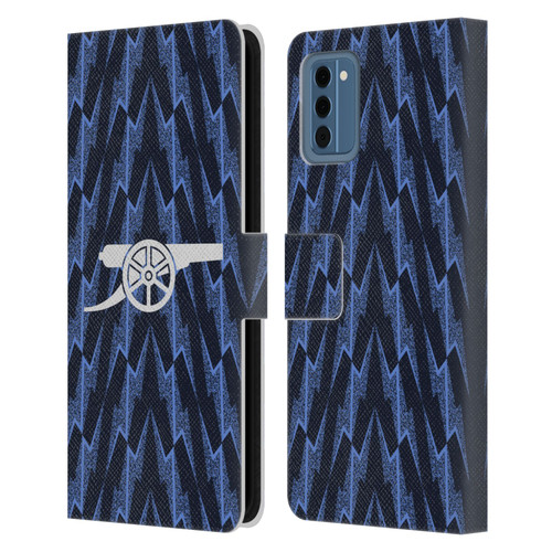 Arsenal FC 2025/26 Kit Away Leather Book Wallet Case Cover For Nokia NC300